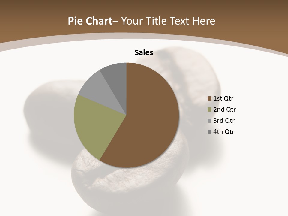 3 Roasted Coffee On White PowerPoint Template