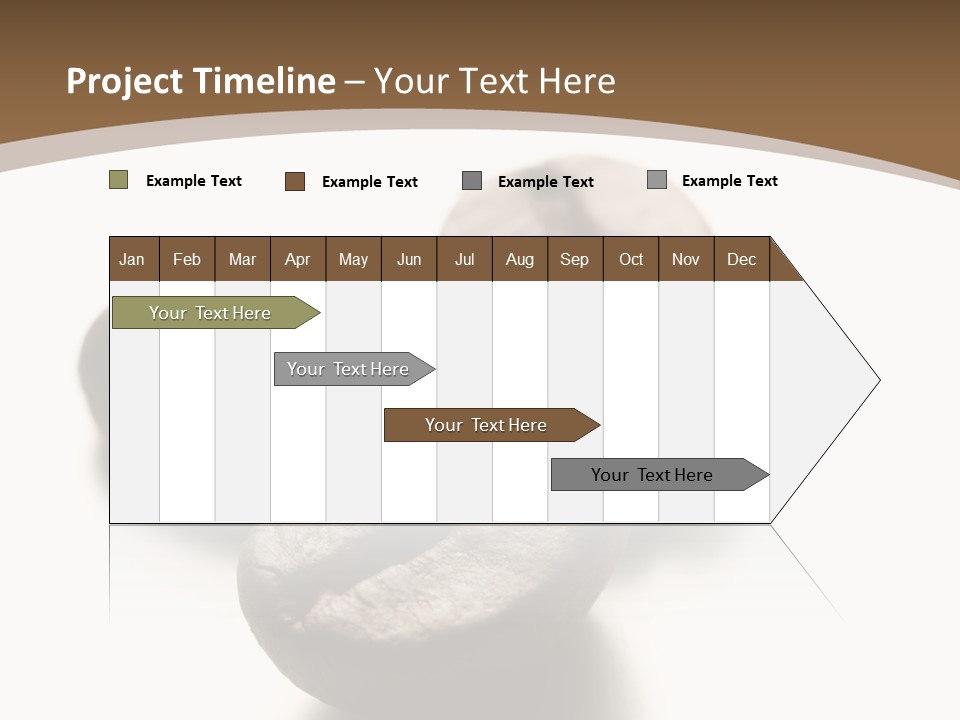 3 Roasted Coffee On White PowerPoint Template