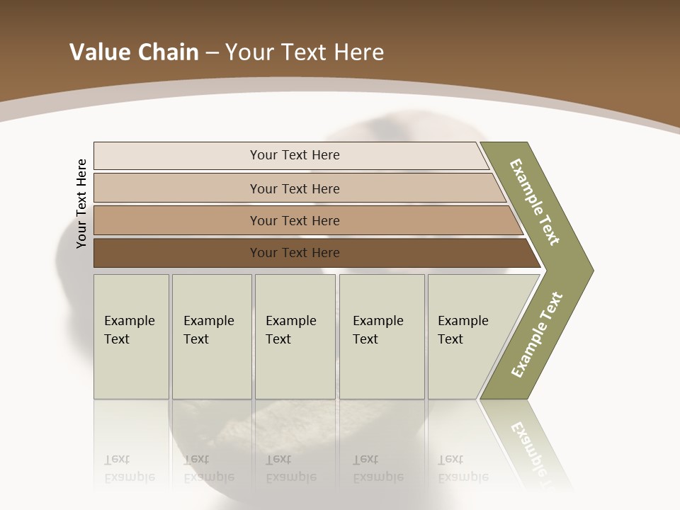3 Roasted Coffee On White PowerPoint Template