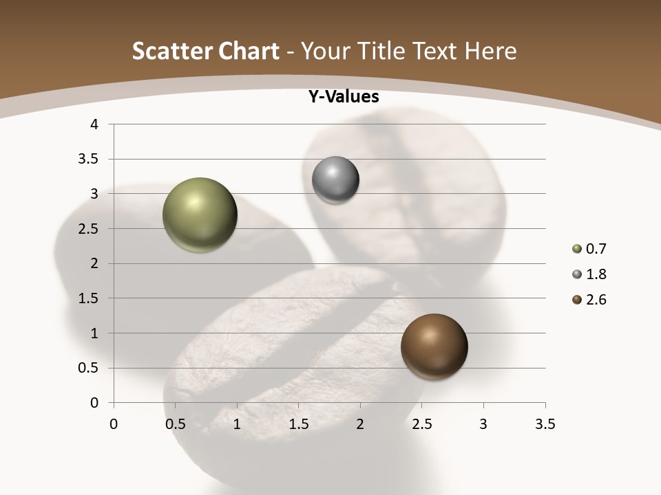 3 Roasted Coffee On White PowerPoint Template