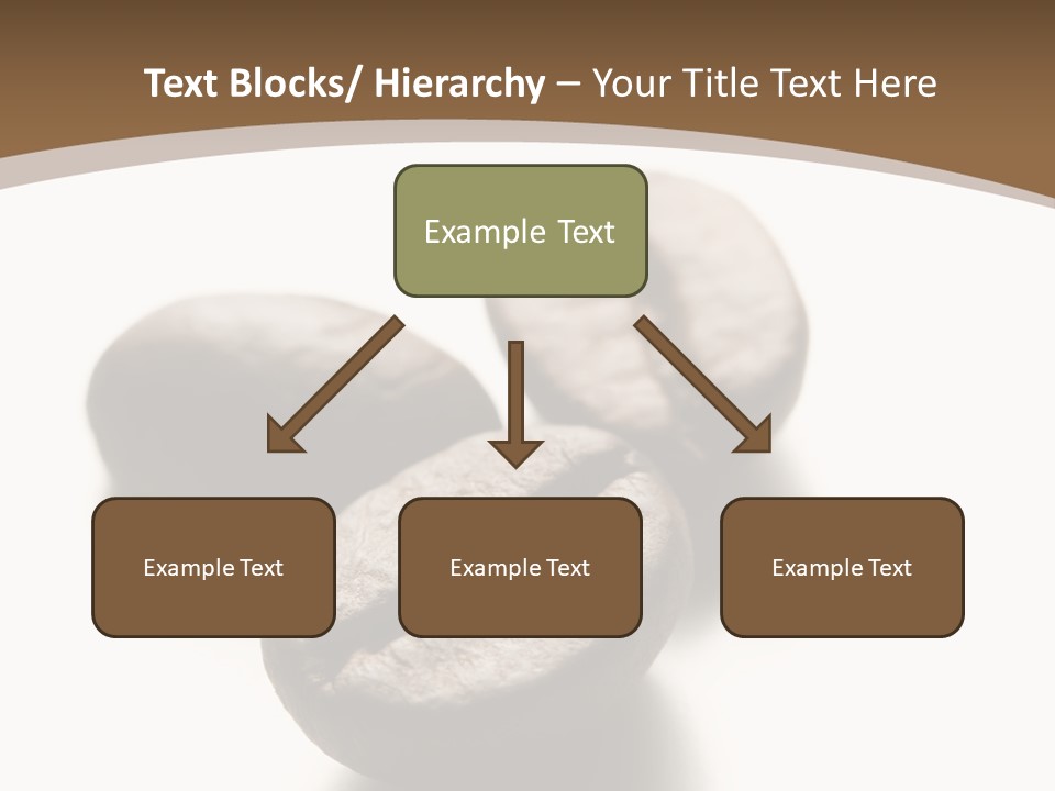3 Roasted Coffee On White PowerPoint Template
