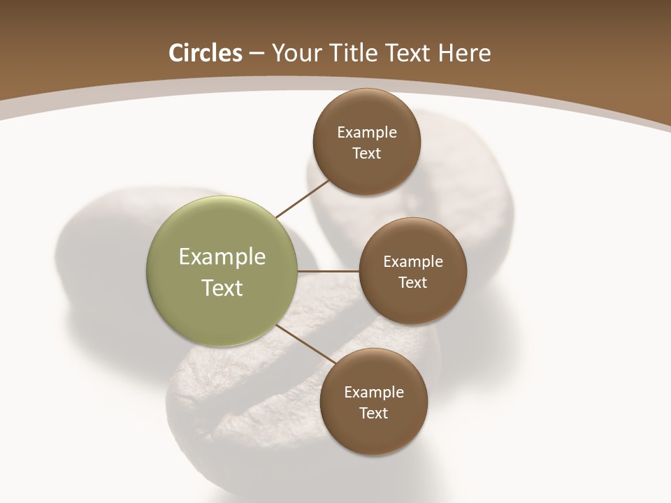 3 Roasted Coffee On White PowerPoint Template