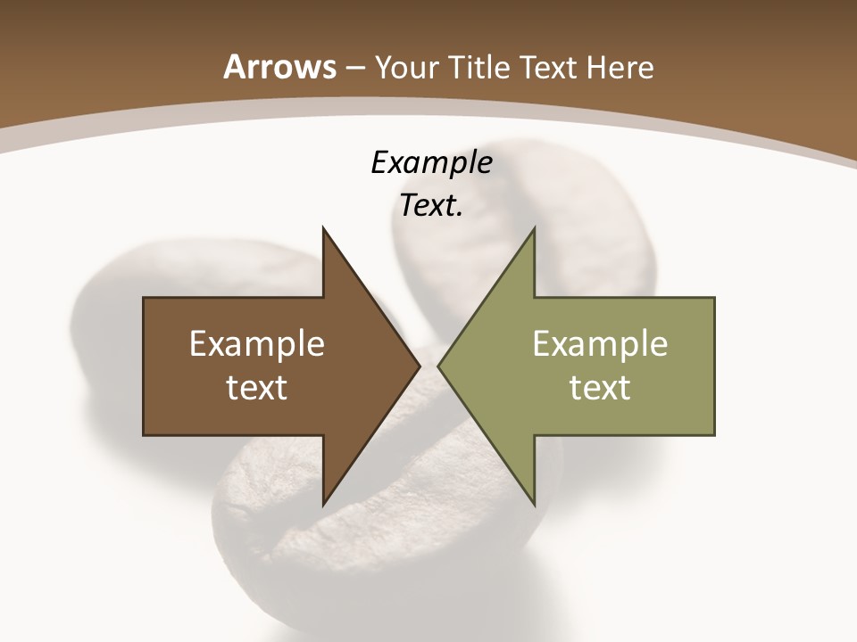 3 Roasted Coffee On White PowerPoint Template