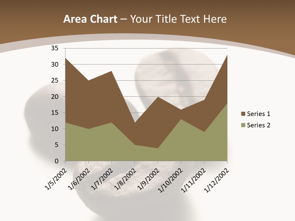 3 Roasted Coffee On White PowerPoint Template