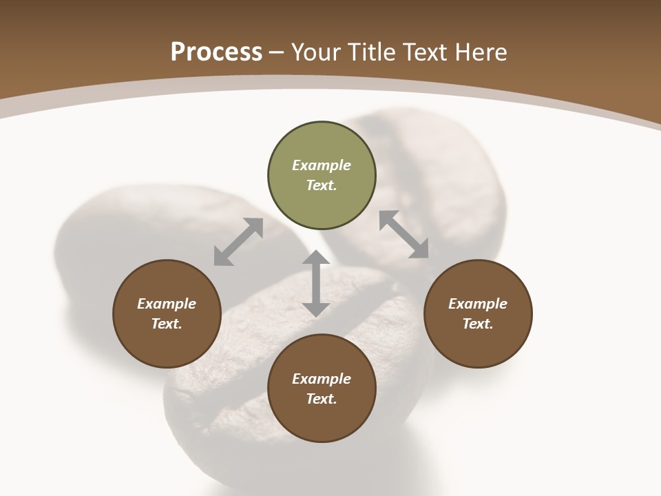 3 Roasted Coffee On White PowerPoint Template