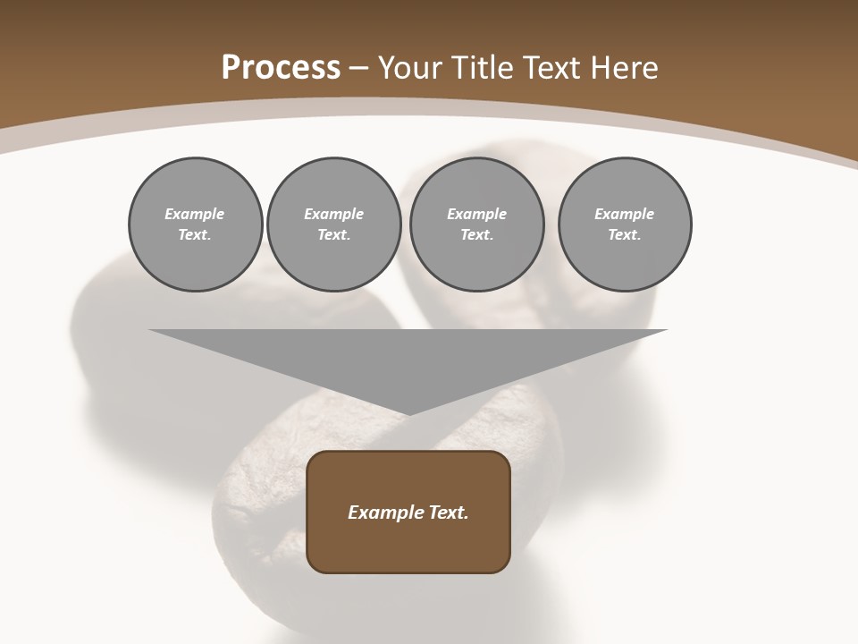 3 Roasted Coffee On White PowerPoint Template
