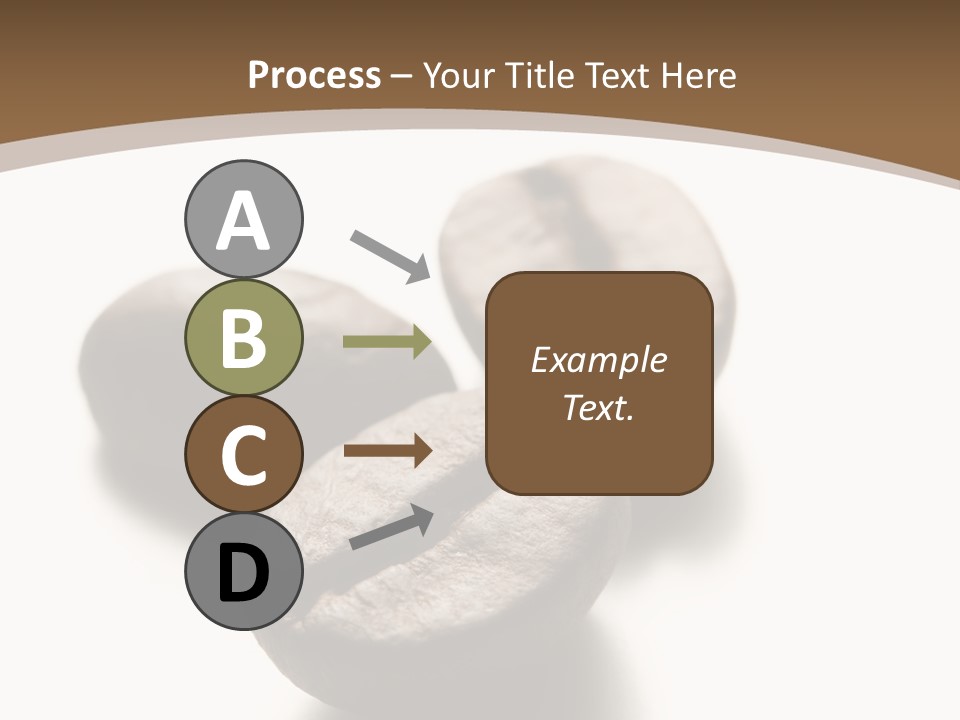 3 Roasted Coffee On White PowerPoint Template