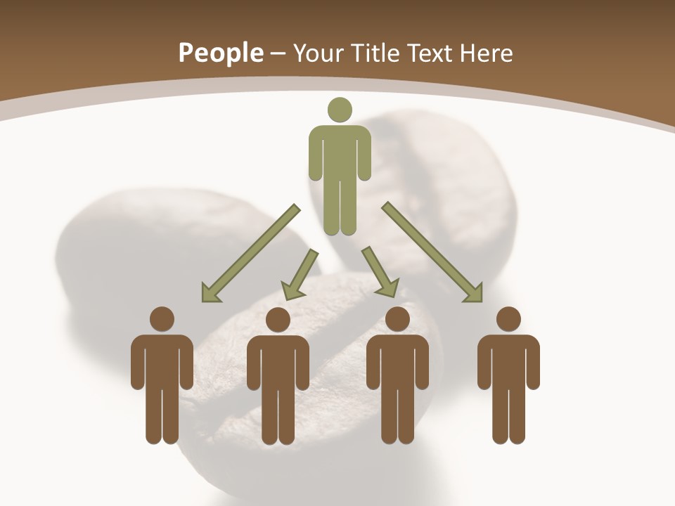 3 Roasted Coffee On White PowerPoint Template