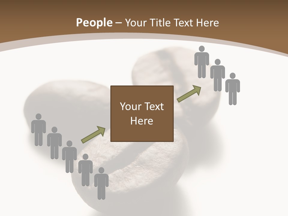 3 Roasted Coffee On White PowerPoint Template