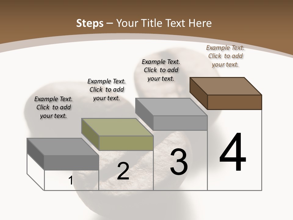 3 Roasted Coffee On White PowerPoint Template