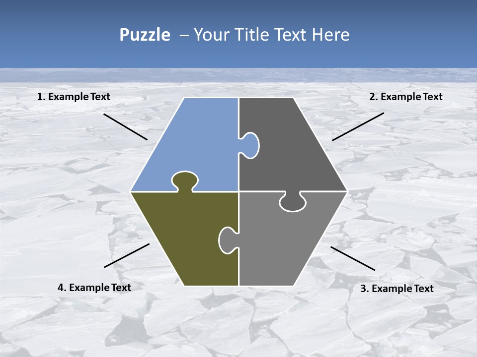 View Of Antarctica From The Bow Of A Russian Icebreaker On Antarctica PowerPoint Template