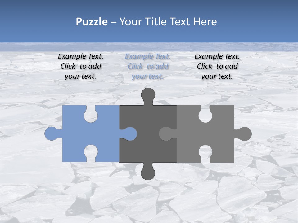 View Of Antarctica From The Bow Of A Russian Icebreaker On Antarctica PowerPoint Template