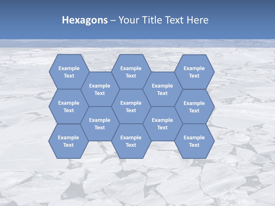 View Of Antarctica From The Bow Of A Russian Icebreaker On Antarctica PowerPoint Template