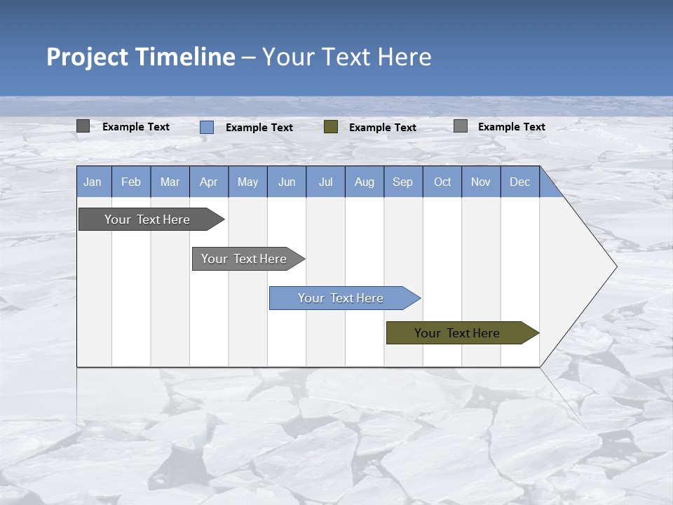View Of Antarctica From The Bow Of A Russian Icebreaker On Antarctica PowerPoint Template