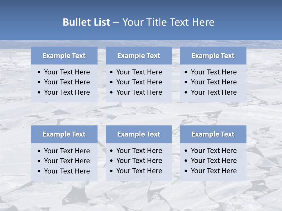 View Of Antarctica From The Bow Of A Russian Icebreaker On Antarctica PowerPoint Template