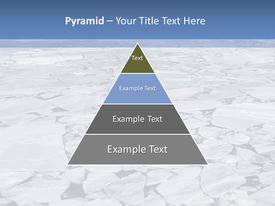 View Of Antarctica From The Bow Of A Russian Icebreaker On Antarctica PowerPoint Template