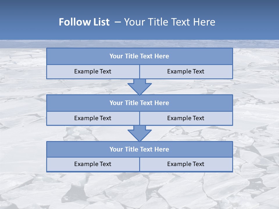 View Of Antarctica From The Bow Of A Russian Icebreaker On Antarctica PowerPoint Template