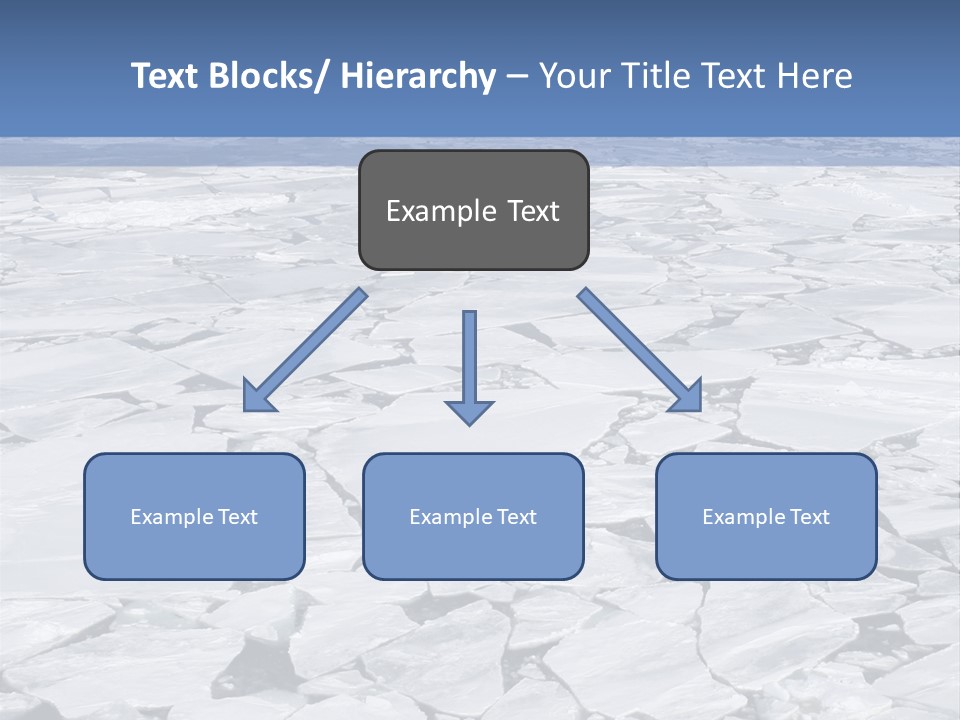 View Of Antarctica From The Bow Of A Russian Icebreaker On Antarctica PowerPoint Template