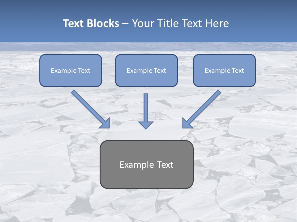 View Of Antarctica From The Bow Of A Russian Icebreaker On Antarctica PowerPoint Template