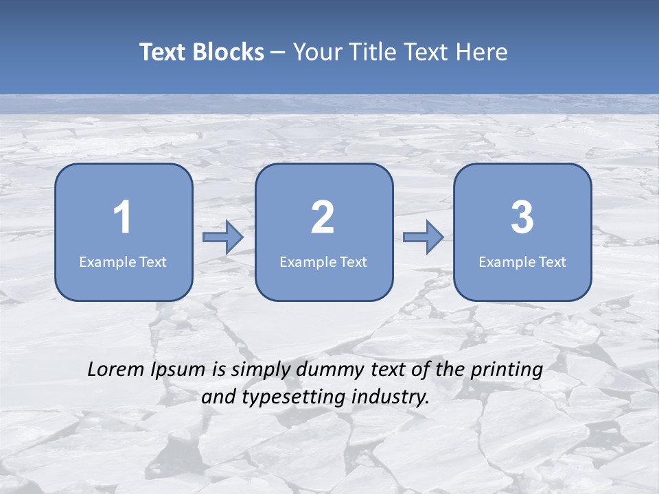 View Of Antarctica From The Bow Of A Russian Icebreaker On Antarctica PowerPoint Template