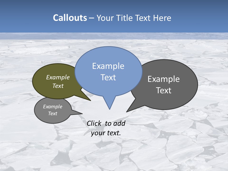 View Of Antarctica From The Bow Of A Russian Icebreaker On Antarctica PowerPoint Template