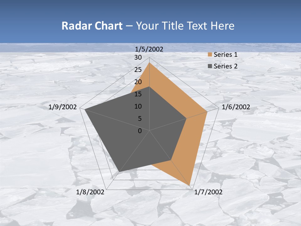 View Of Antarctica From The Bow Of A Russian Icebreaker On Antarctica PowerPoint Template