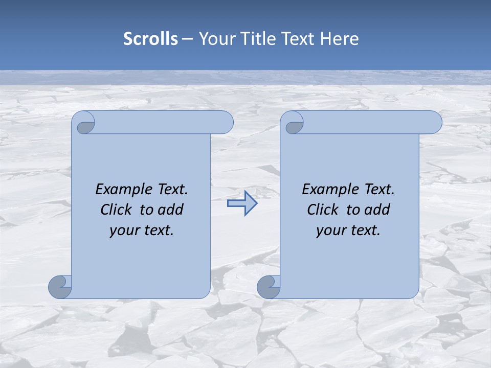 View Of Antarctica From The Bow Of A Russian Icebreaker On Antarctica PowerPoint Template