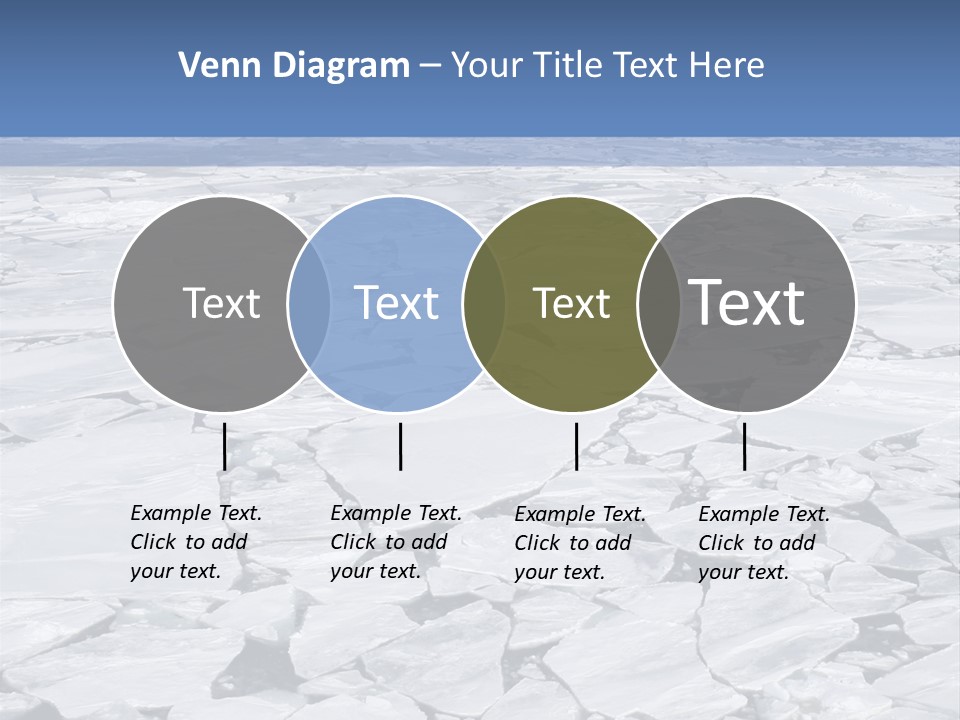 View Of Antarctica From The Bow Of A Russian Icebreaker On Antarctica PowerPoint Template