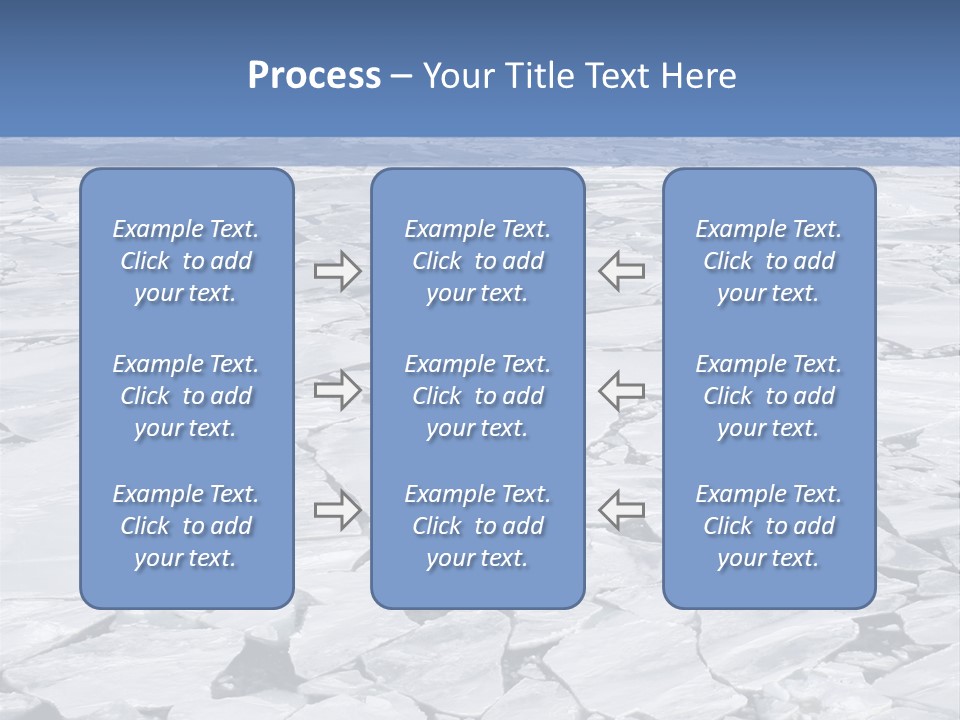 View Of Antarctica From The Bow Of A Russian Icebreaker On Antarctica PowerPoint Template