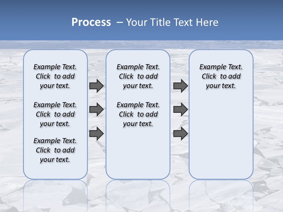 View Of Antarctica From The Bow Of A Russian Icebreaker On Antarctica PowerPoint Template