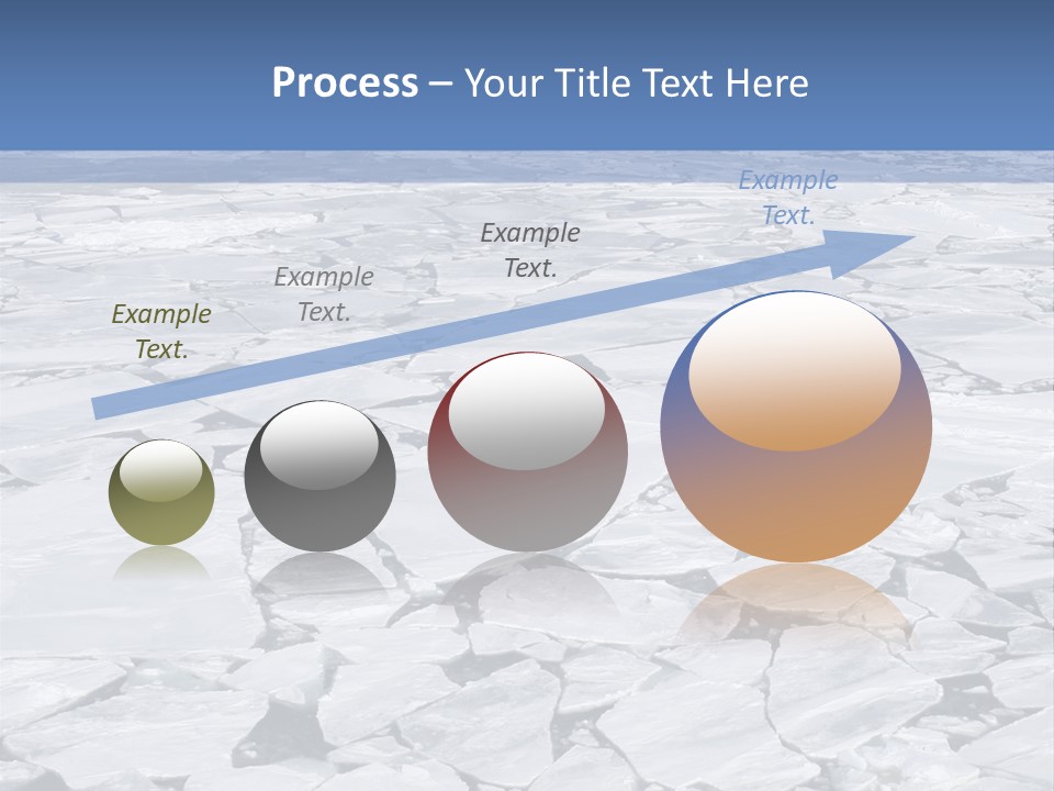View Of Antarctica From The Bow Of A Russian Icebreaker On Antarctica PowerPoint Template