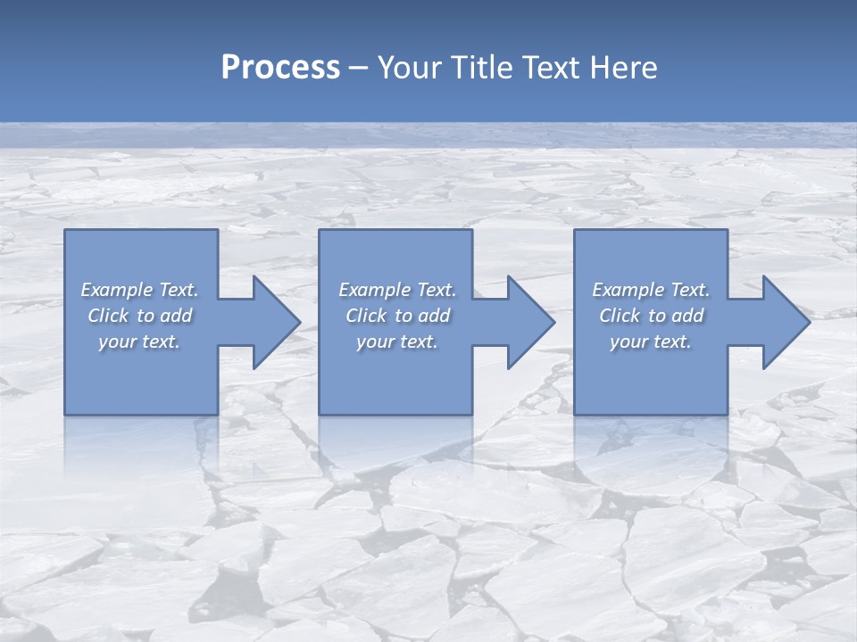 View Of Antarctica From The Bow Of A Russian Icebreaker On Antarctica PowerPoint Template