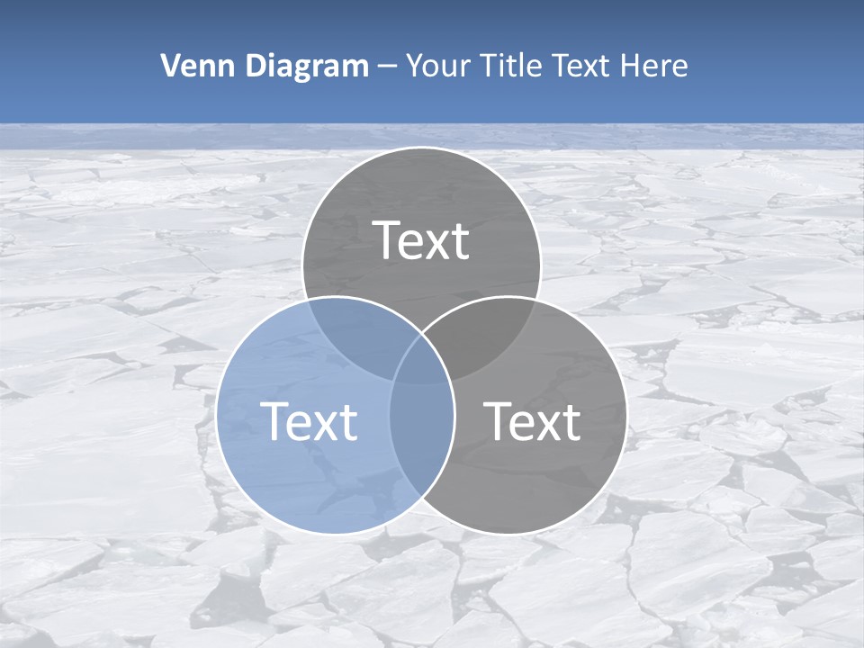 View Of Antarctica From The Bow Of A Russian Icebreaker On Antarctica PowerPoint Template