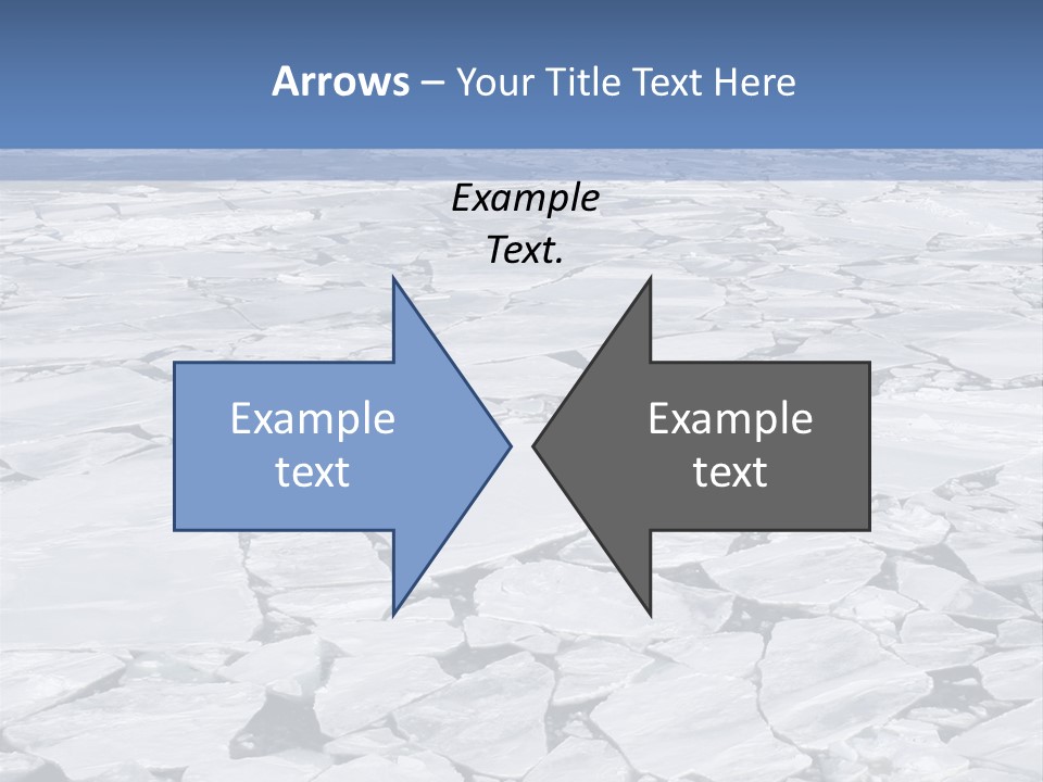 View Of Antarctica From The Bow Of A Russian Icebreaker On Antarctica PowerPoint Template