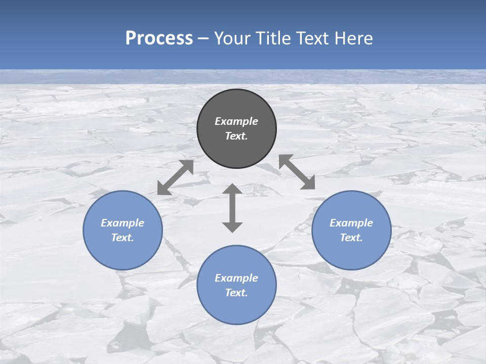 View Of Antarctica From The Bow Of A Russian Icebreaker On Antarctica PowerPoint Template