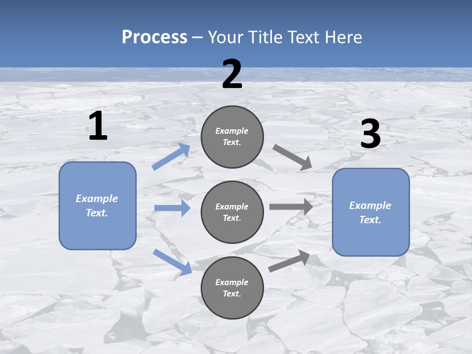View Of Antarctica From The Bow Of A Russian Icebreaker On Antarctica PowerPoint Template