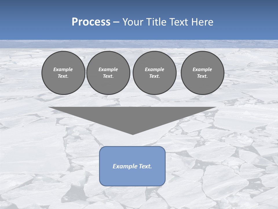 View Of Antarctica From The Bow Of A Russian Icebreaker On Antarctica PowerPoint Template
