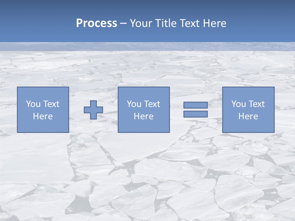 View Of Antarctica From The Bow Of A Russian Icebreaker On Antarctica PowerPoint Template
