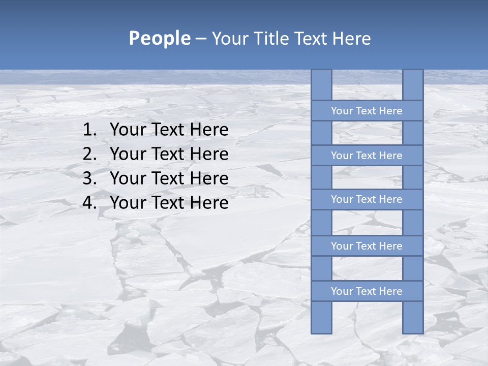 View Of Antarctica From The Bow Of A Russian Icebreaker On Antarctica PowerPoint Template