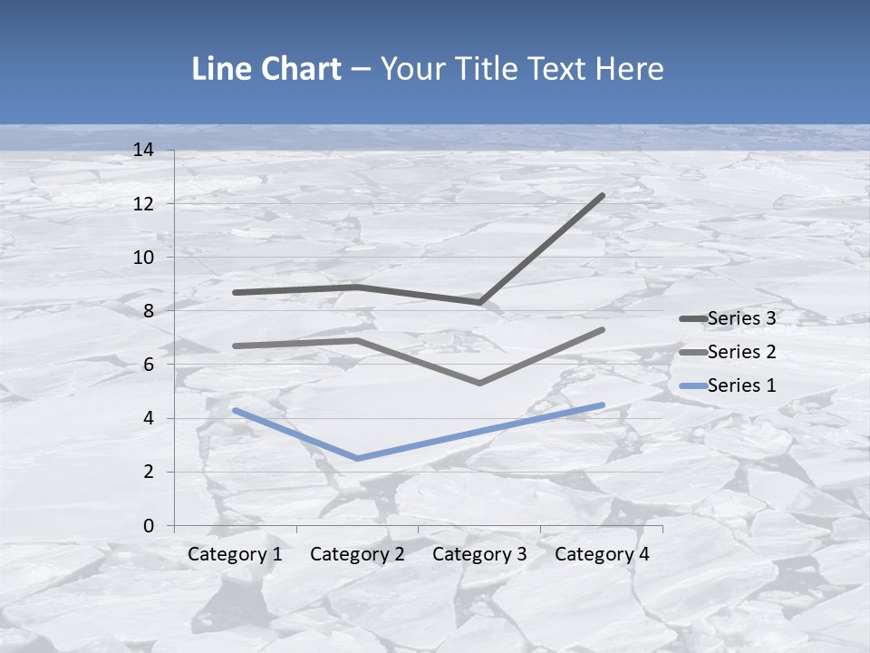 View Of Antarctica From The Bow Of A Russian Icebreaker On Antarctica PowerPoint Template
