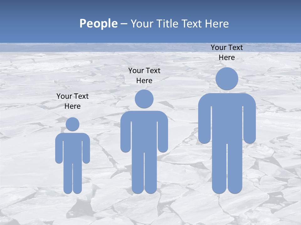 View Of Antarctica From The Bow Of A Russian Icebreaker On Antarctica PowerPoint Template