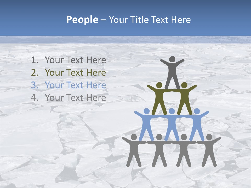 View Of Antarctica From The Bow Of A Russian Icebreaker On Antarctica PowerPoint Template