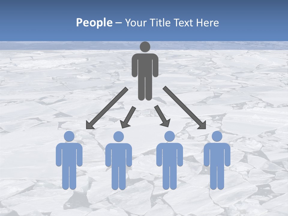 View Of Antarctica From The Bow Of A Russian Icebreaker On Antarctica PowerPoint Template