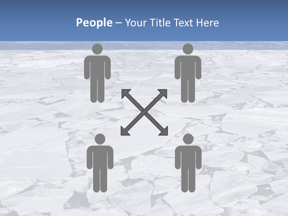 View Of Antarctica From The Bow Of A Russian Icebreaker On Antarctica PowerPoint Template