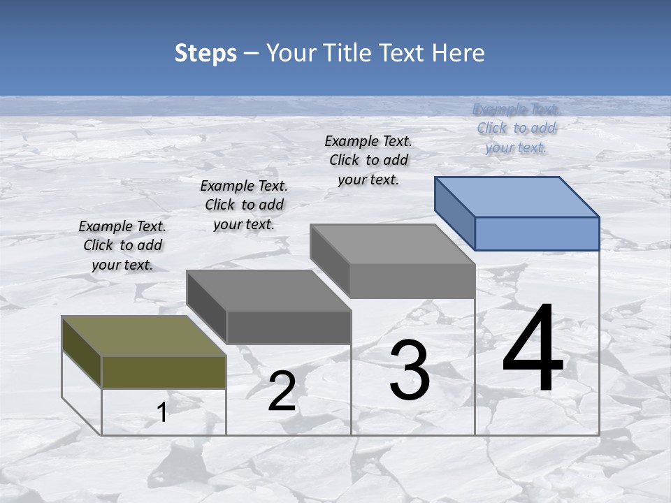 View Of Antarctica From The Bow Of A Russian Icebreaker On Antarctica PowerPoint Template