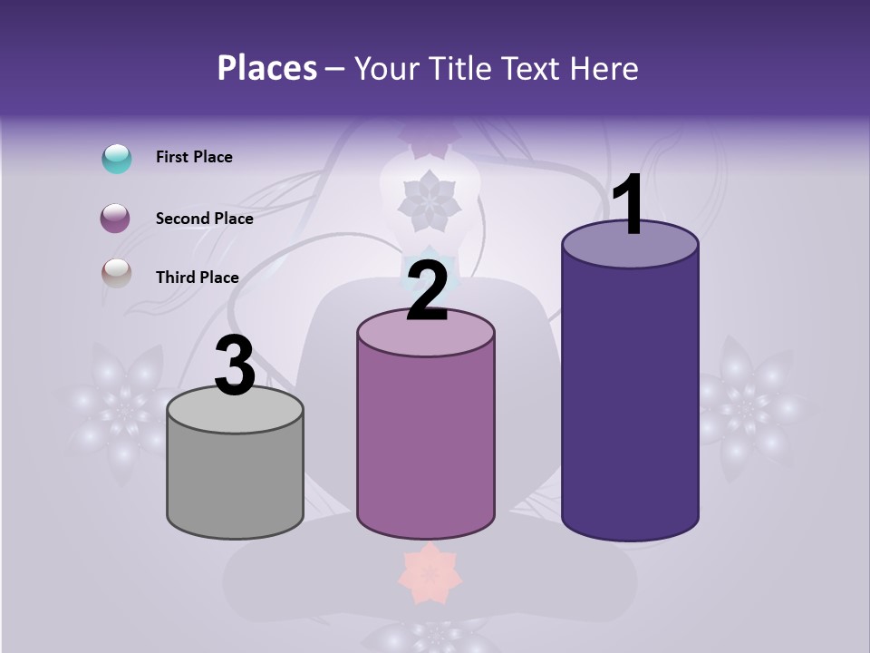 Illustration Of A Silhouette With Chackras. Each Element On Separate Layers For Easy Modification. Linear And Radial Gradients Only. Stock Vector Illustration: PowerPoint Template