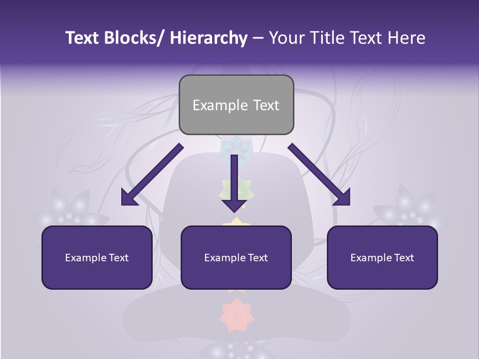 Illustration Of A Silhouette With Chackras. Each Element On Separate Layers For Easy Modification. Linear And Radial Gradients Only. Stock Vector Illustration: PowerPoint Template