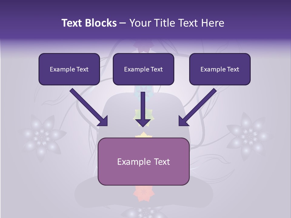 Illustration Of A Silhouette With Chackras. Each Element On Separate Layers For Easy Modification. Linear And Radial Gradients Only. Stock Vector Illustration: PowerPoint Template
