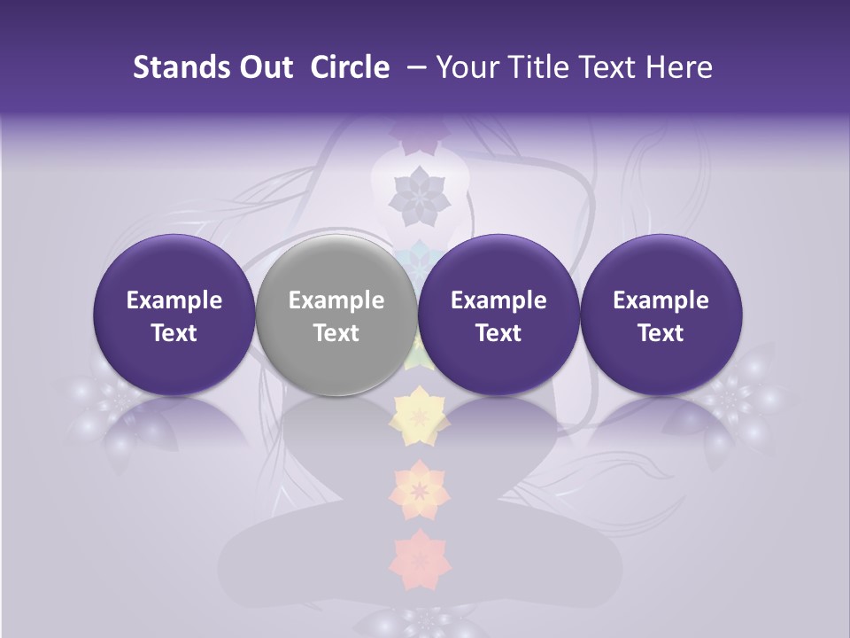 Illustration Of A Silhouette With Chackras. Each Element On Separate Layers For Easy Modification. Linear And Radial Gradients Only. Stock Vector Illustration: PowerPoint Template