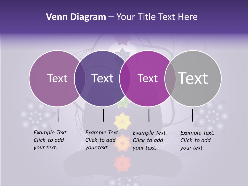 Illustration Of A Silhouette With Chackras. Each Element On Separate Layers For Easy Modification. Linear And Radial Gradients Only. Stock Vector Illustration: PowerPoint Template